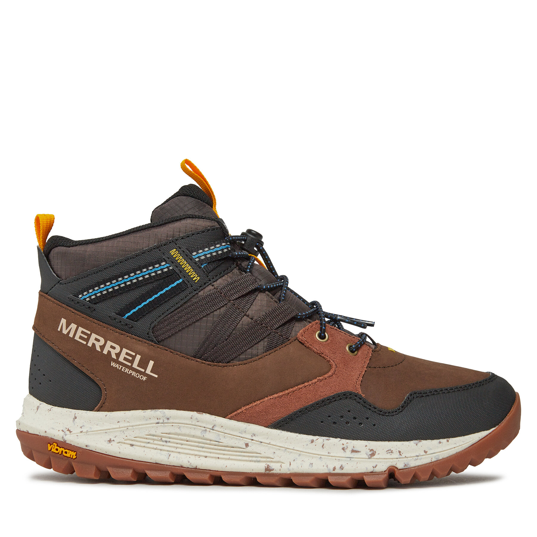 Trekkingschuhe Merrell Nova Sneaker Boot Bungee Mid Wp J067111 Brown von Merrell