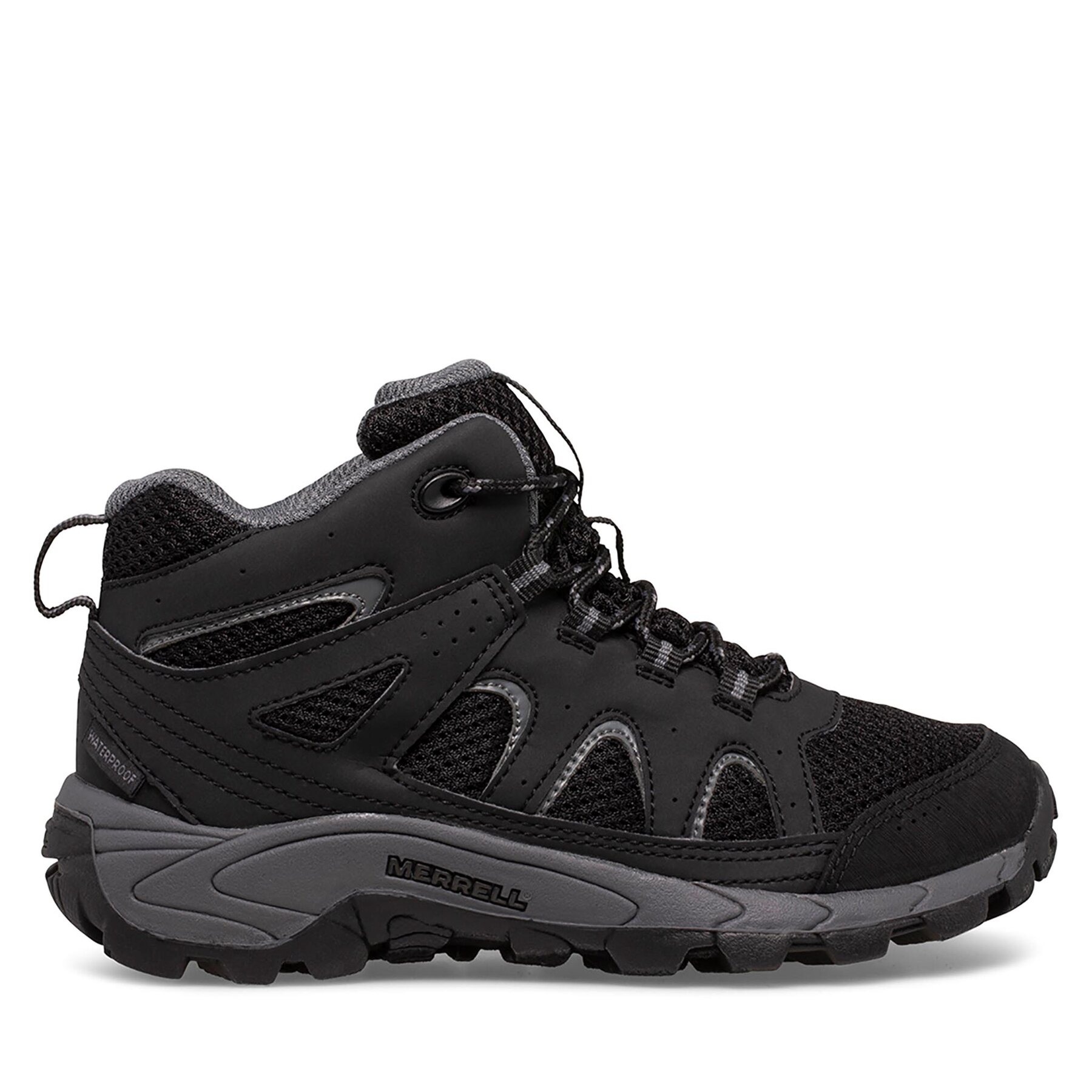 Trekkingschuhe Merrell Oakcreek Mid Lace Wtrpf Mk265426 Black/Grey von Merrell