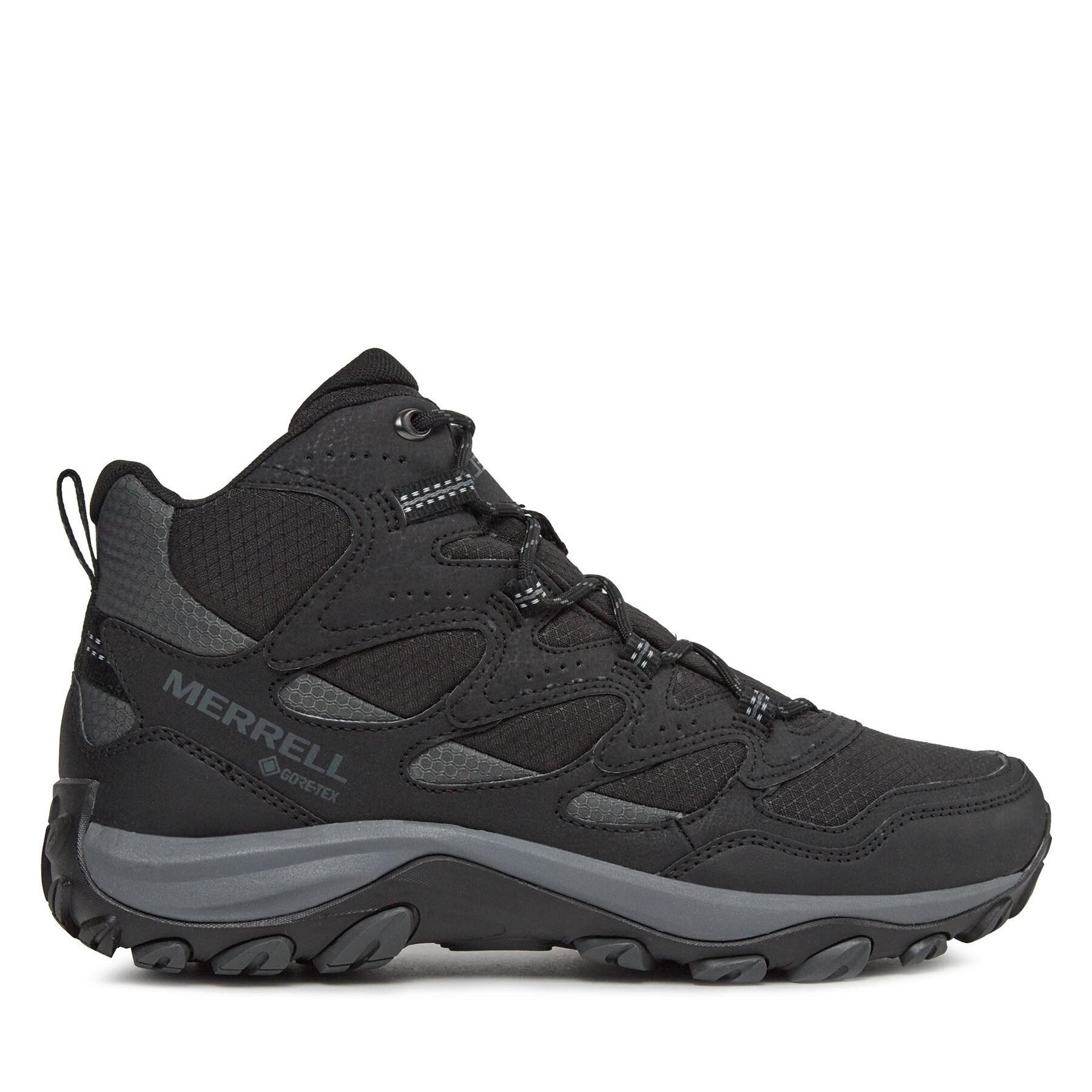 Trekkingschuhe Merrell West Rim Mid Gtx GORE-TEX J036519 Black von Merrell