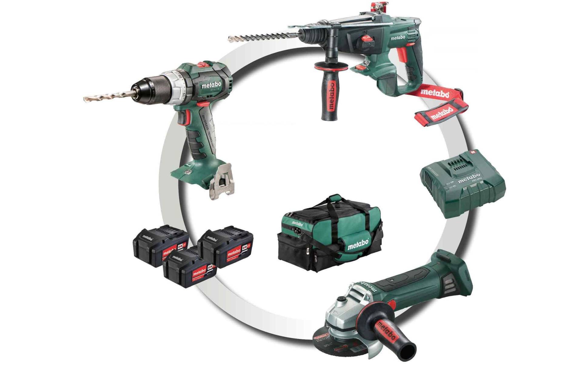 metabo Elektrowerkzeug-Set »Metabo Akku-Maschinen Set Combo Set« metabo Elektrowerkzeug-Set »Metabo Akku-Maschinen Set Combo Set« von Metabo