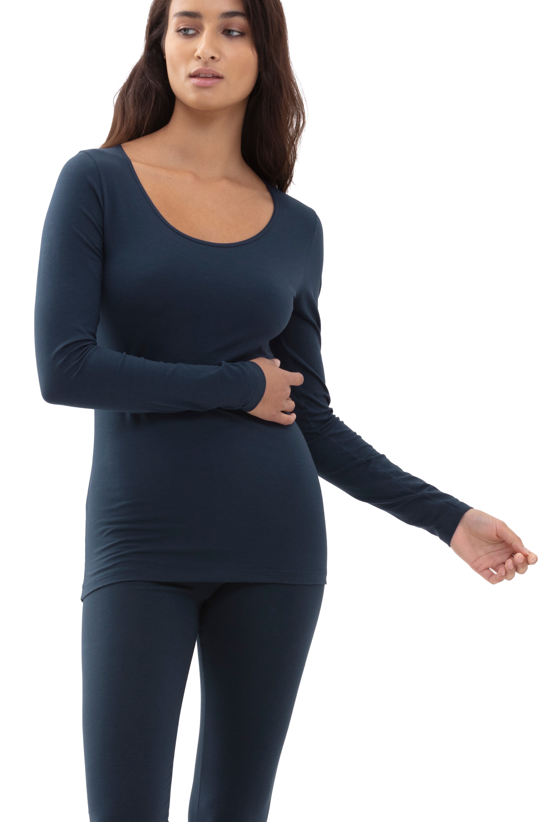 Mey Langarmshirt »COTTON PURE«, Tiefer Rundhalsausschnitt Mey Langarmshirt »COTTON PURE«, Tiefer Rundhalsausschnitt von Mey