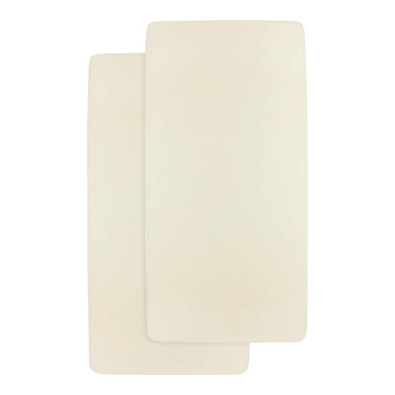 2er-Pack Jersey-Spannbetttücher 70x140 - 70x150 cm von Meyco Baby