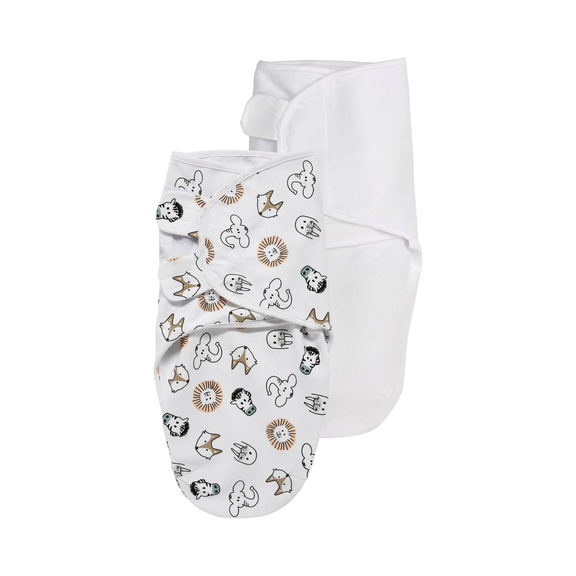 2er-Pack Pucktuch SwaddleMeyco Größe S/M von Meyco Baby