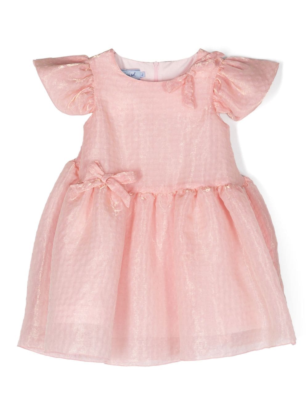 Mi Mi Sol bow-detail polka dot dress - Pink von Mi Mi Sol