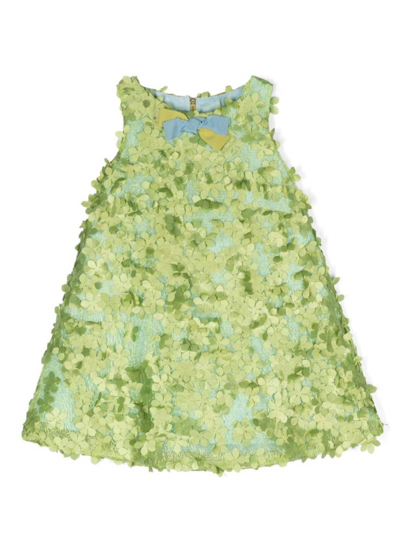 Mi Mi Sol floral-appliqué A-line dress - Green von Mi Mi Sol