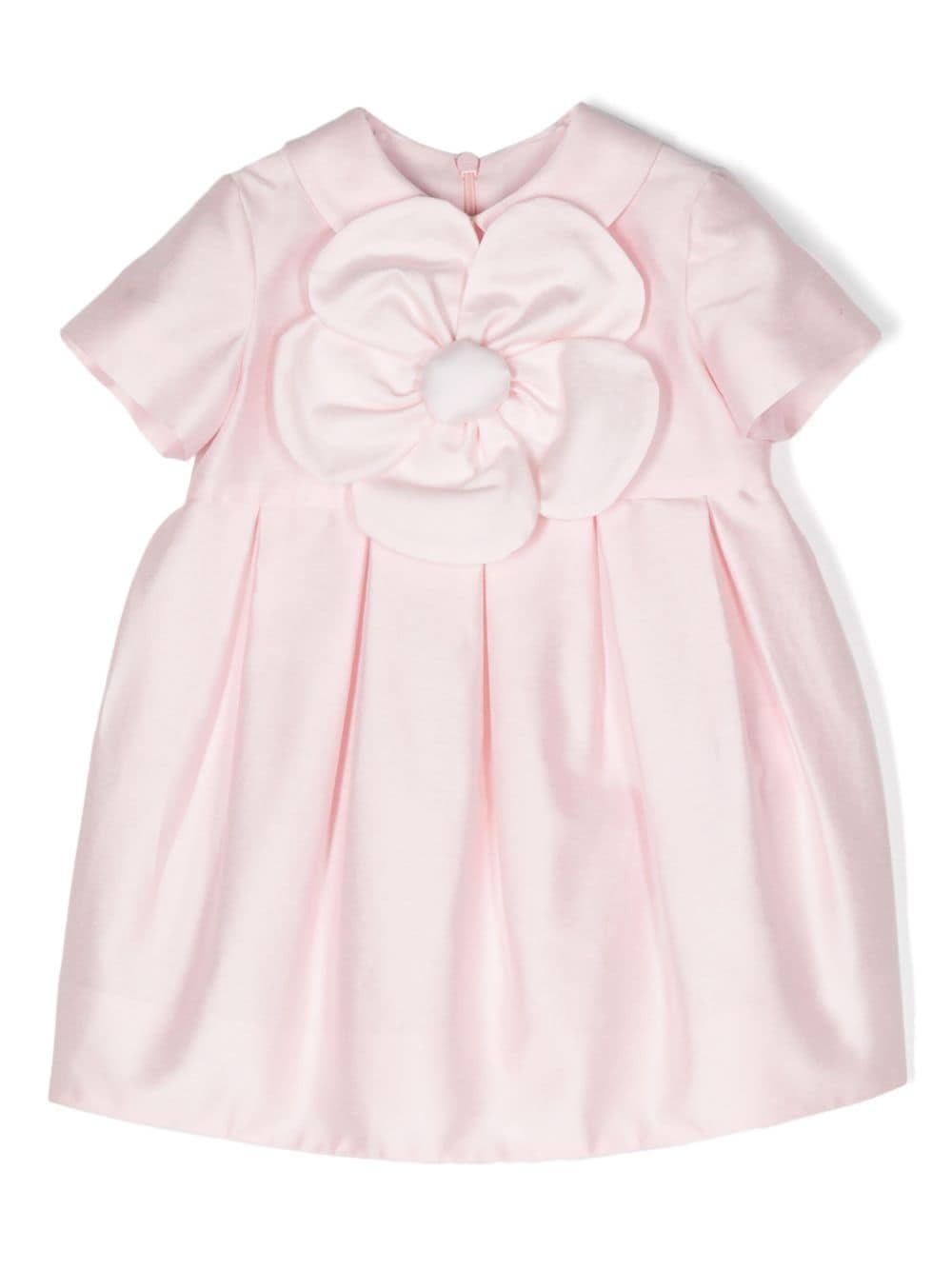 Mi Mi Sol floral-appliqué pleated dress set - Pink von Mi Mi Sol