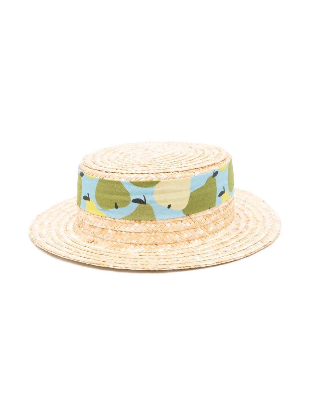 Mi Mi Sol interwoven sun hat - Neutrals von Mi Mi Sol