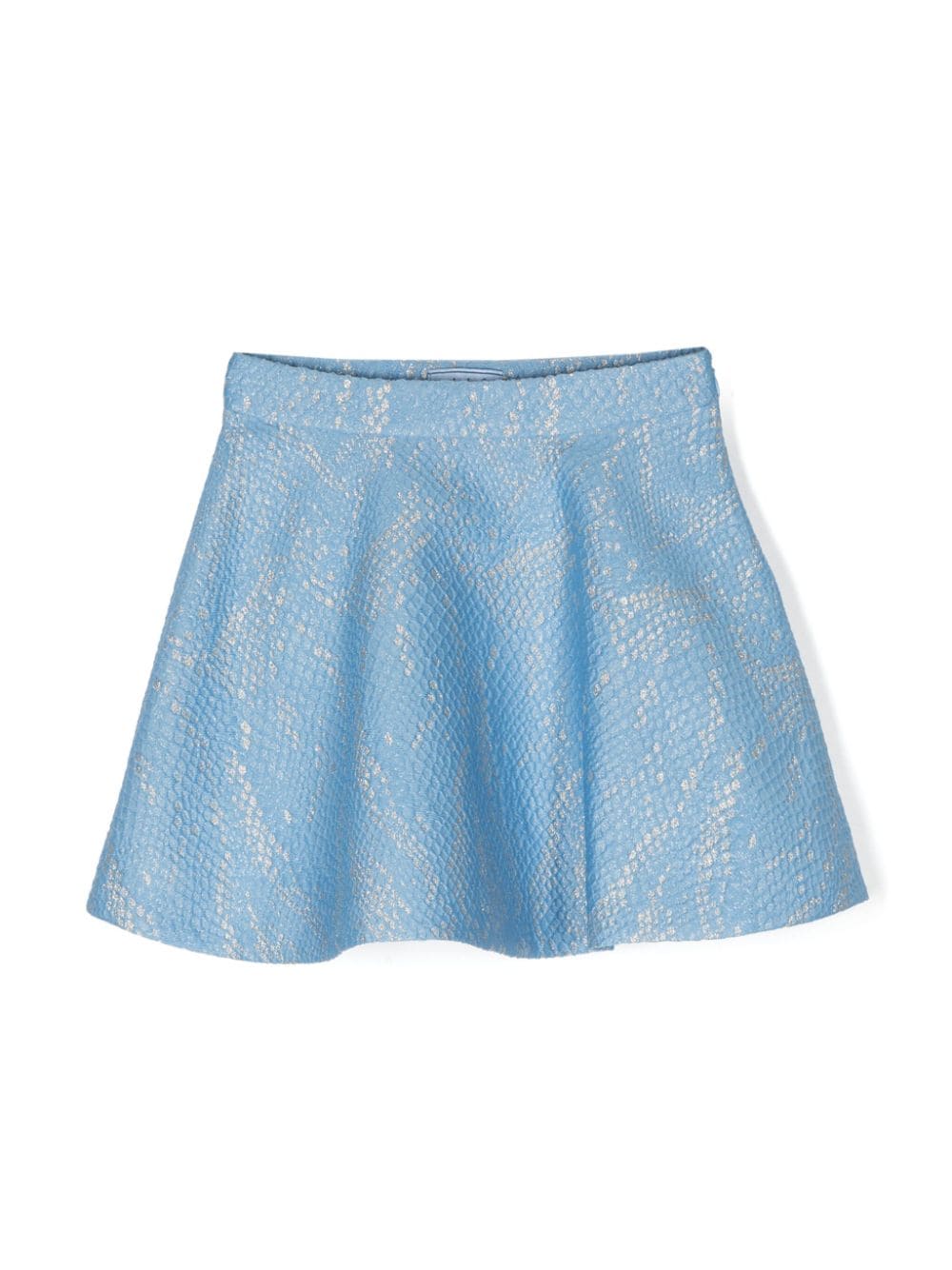 Mi Mi Sol jacquard A-line skirt - Blue von Mi Mi Sol