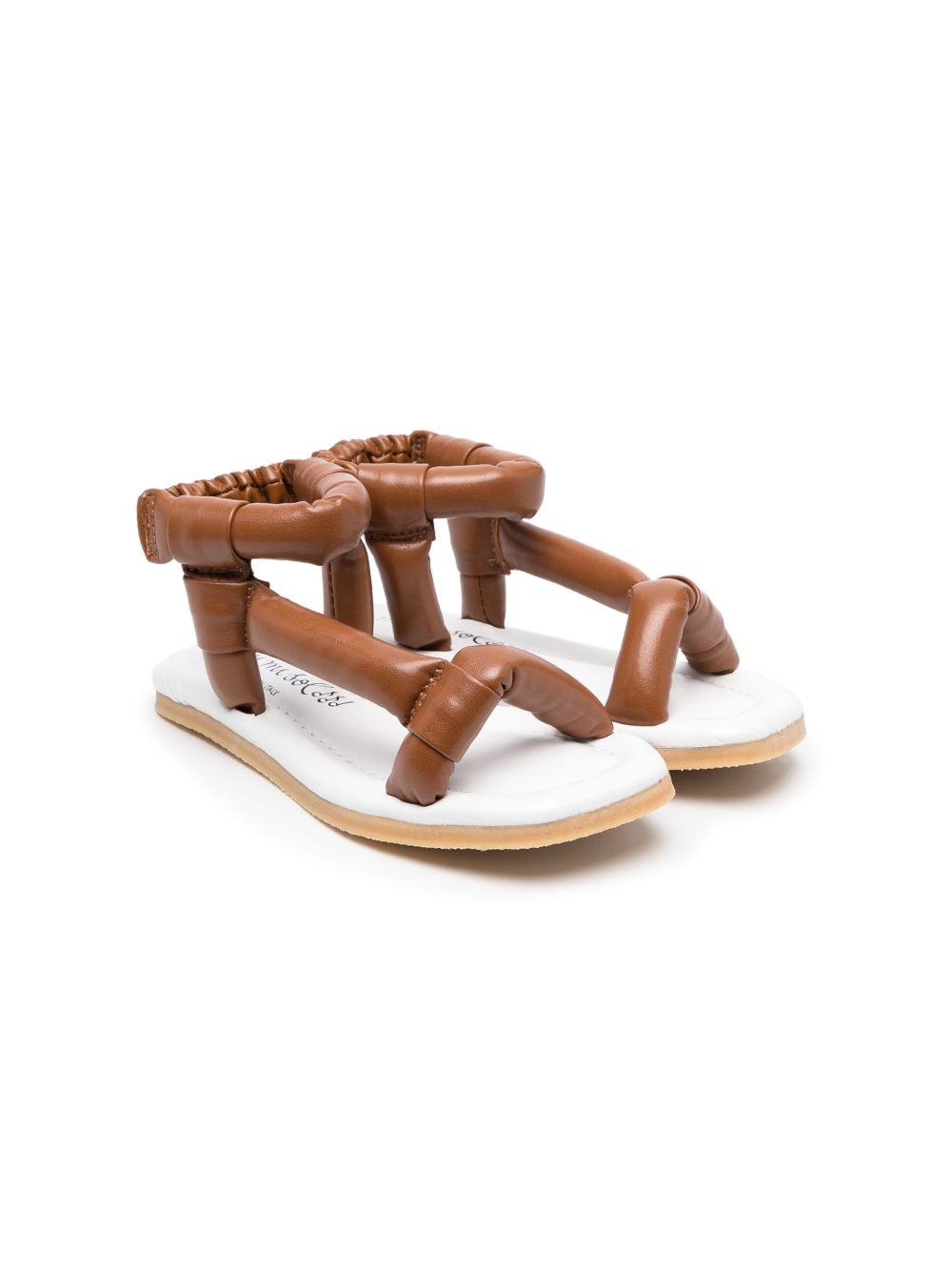 Mi Mi Sol puffy-straps sandals - Brown von Mi Mi Sol