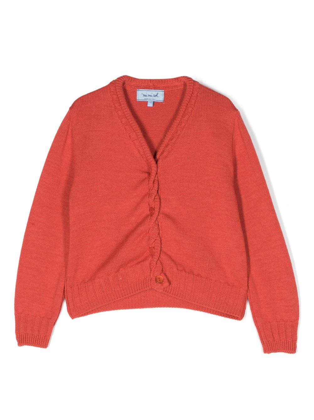 Mi Mi Sol twisted V-neck cardigan - Orange von Mi Mi Sol