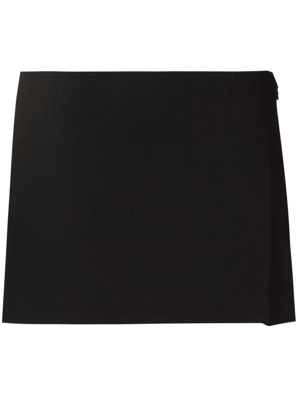 Miaou Micro front-slit miniskirt - Black von Miaou