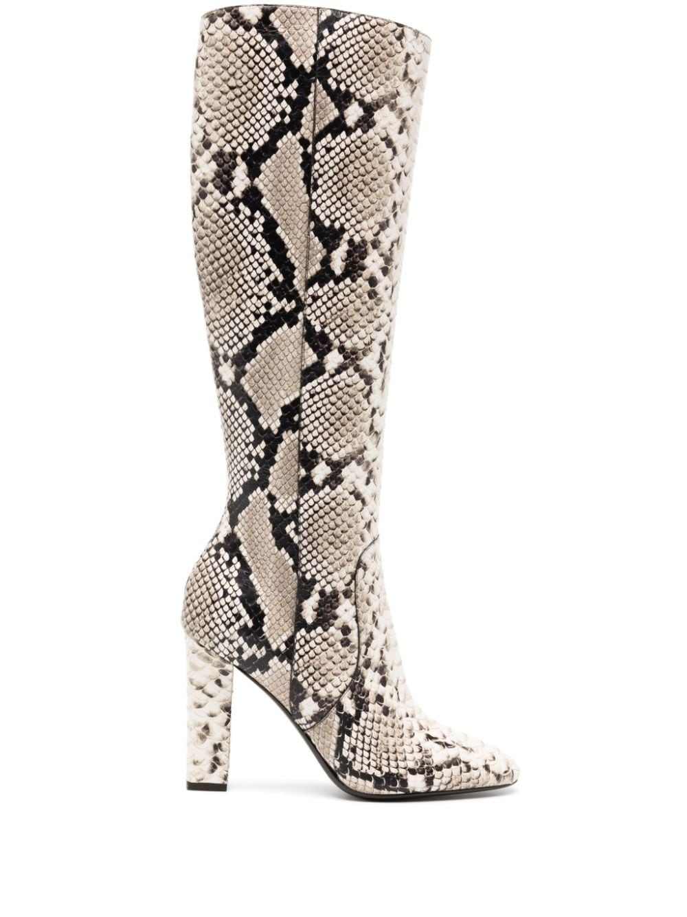 Michael Kors Collection Carly Runway 100mm leather boots - White von Michael Kors Collection