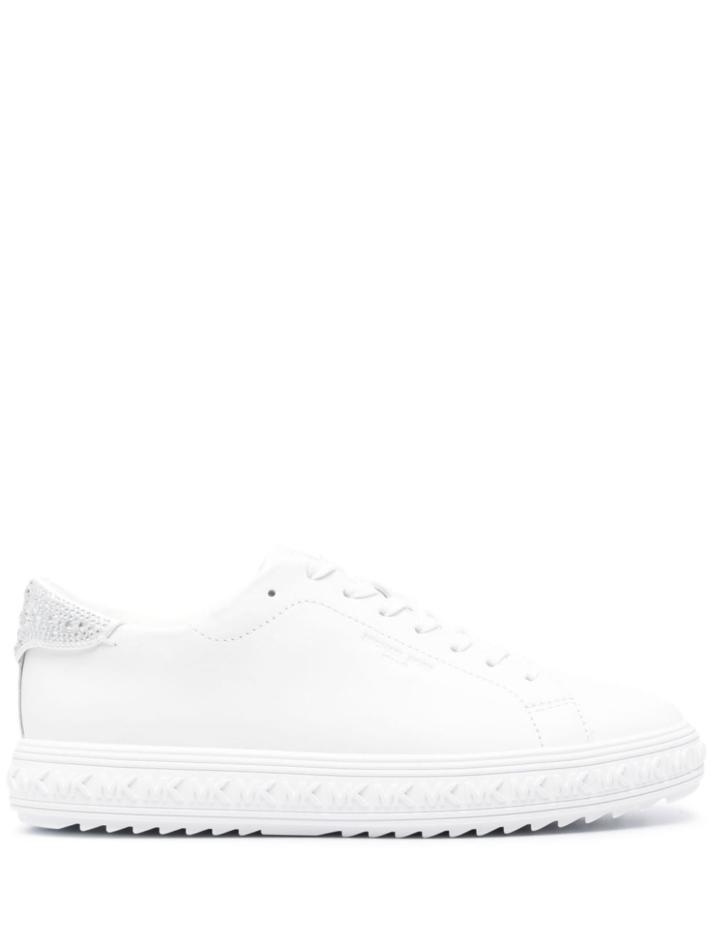 Michael Kors Collection Grove Lake crystal-embellished sneakers - White von Michael Kors Collection