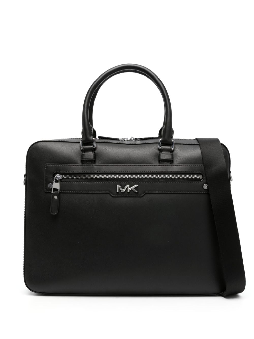 Michael Kors Collection Hudson leather briefcase - Black von Michael Kors Collection