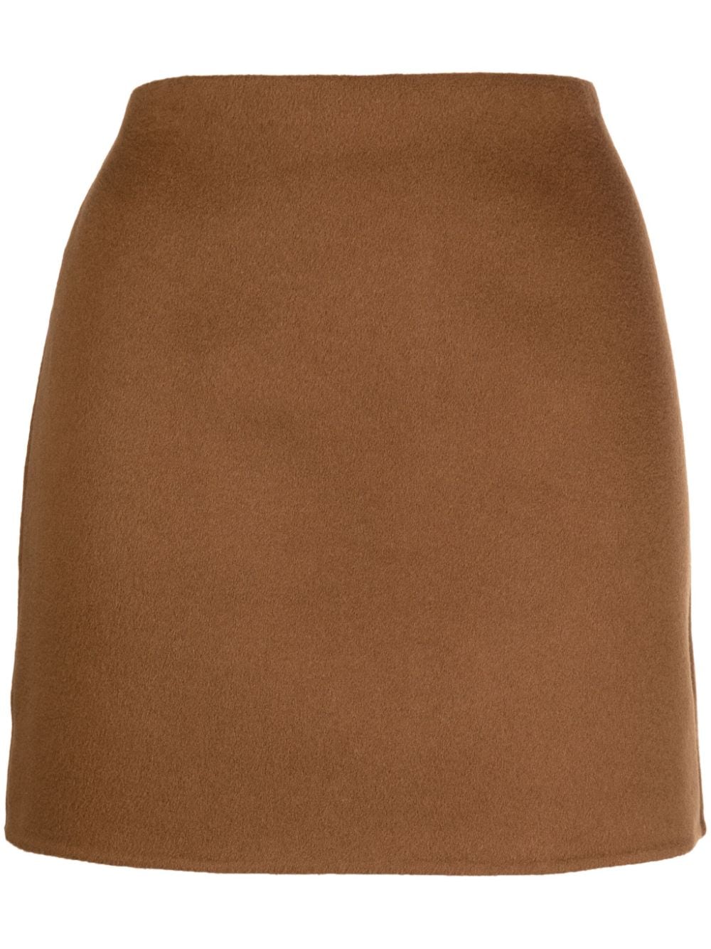 Michael Kors Collection Melton virgin wool skirt - Brown von Michael Kors Collection
