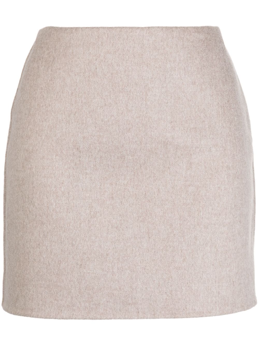 Michael Kors Collection Melton virgin wool skirt - Neutrals von Michael Kors Collection