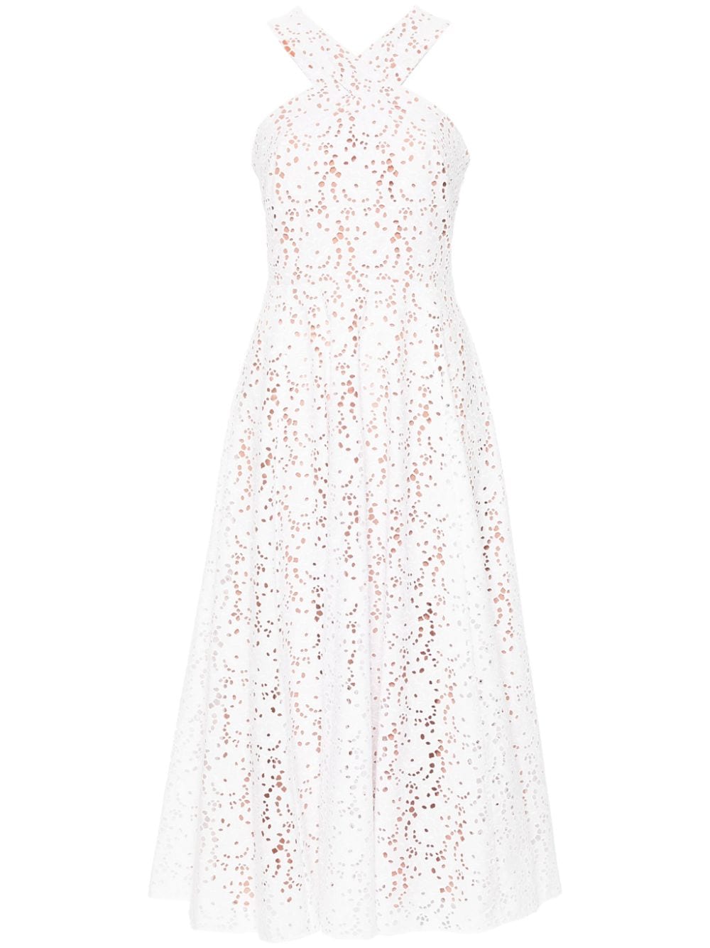 Michael Kors Collection broderie-anglaise cotton dress - White von Michael Kors Collection