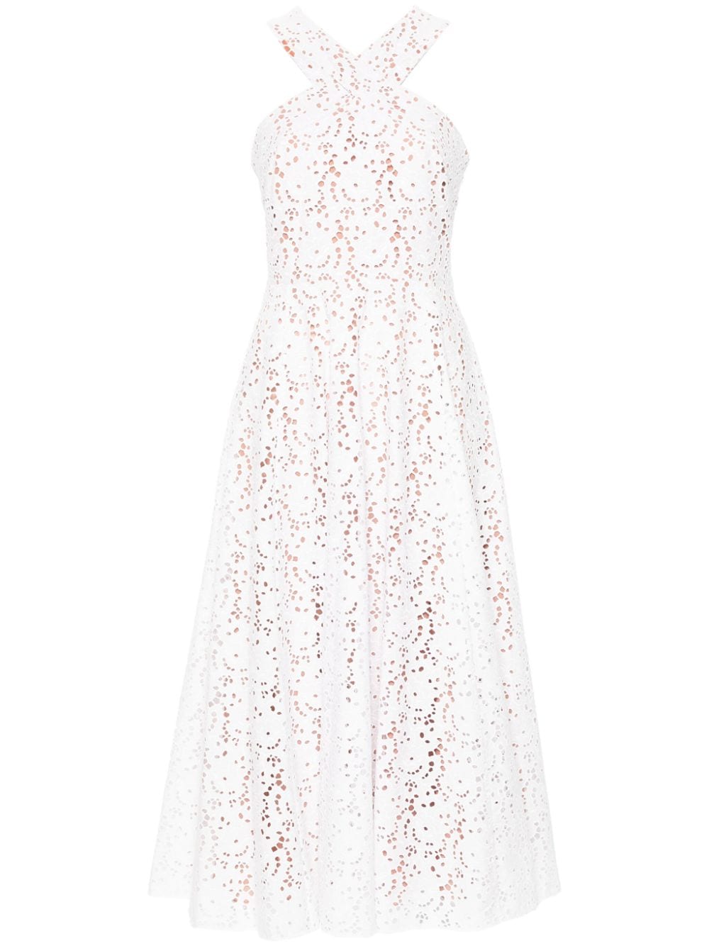 Michael Kors Collection broderie-anglaise cotton dress - White