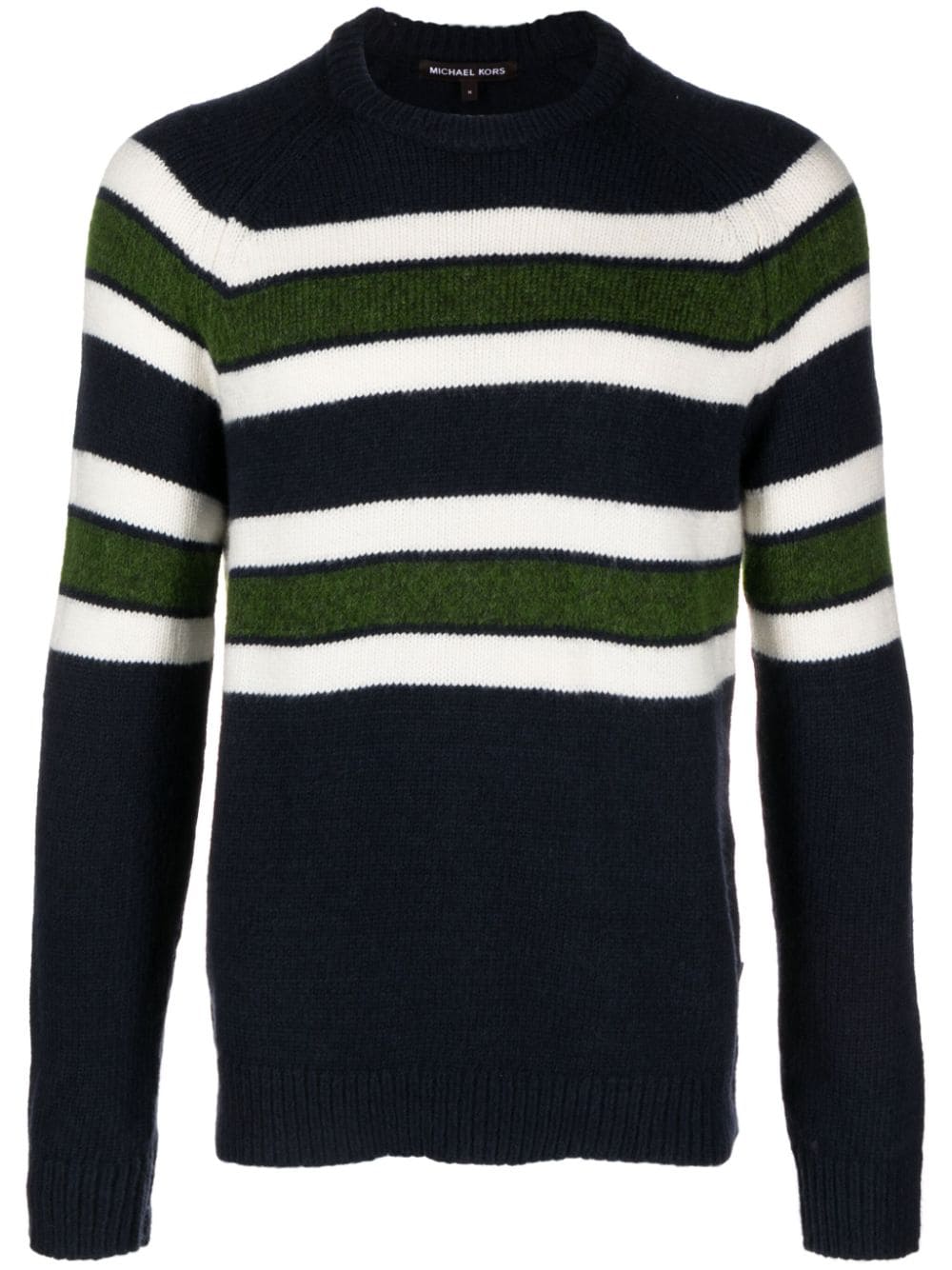 Michael Kors Collection intarsia-knit striped jumper - Blue von Michael Kors Collection