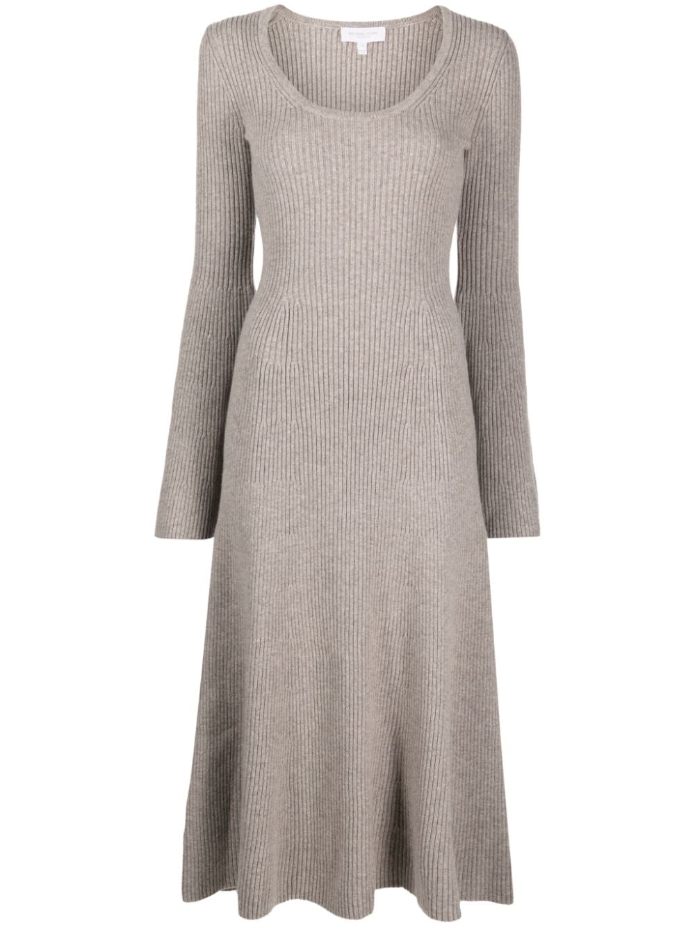 Michael Kors Collection ribbed-knit cashmere blend dress - Brown von Michael Kors Collection
