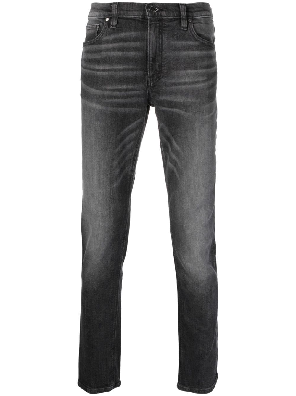 Michael Kors Collection slim-fit mid-rise jeans - Black von Michael Kors Collection