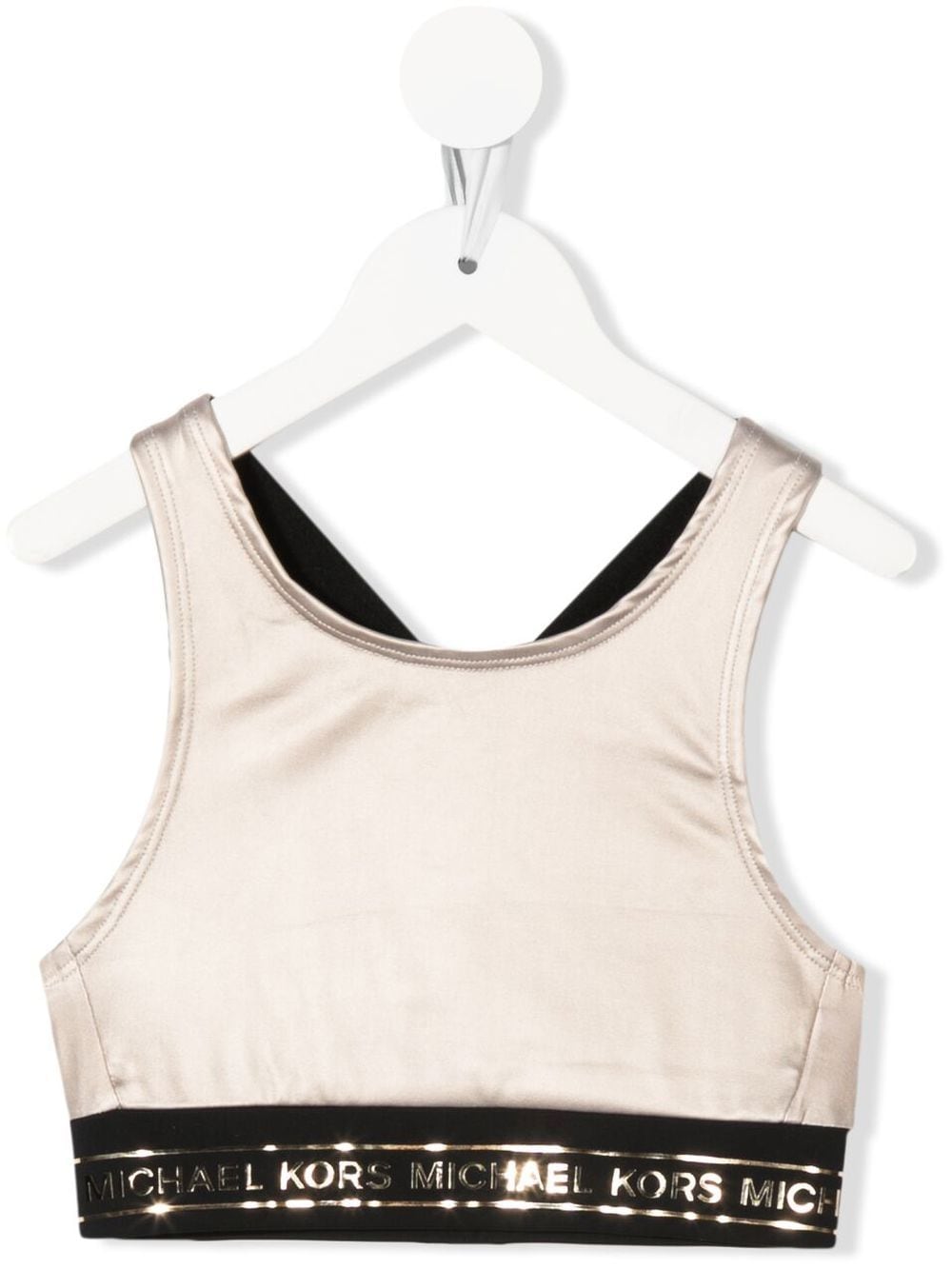 Michael Kors Kids gold-tone logo undershirt von Michael Kors Kids