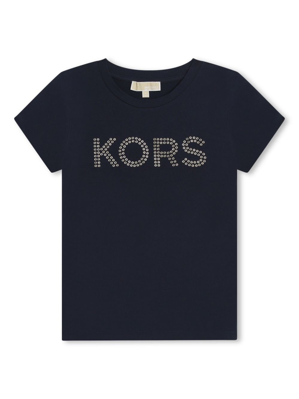 Michael Kors Kids logo-appliqué jersey T-shirt - Blue von Michael Kors Kids