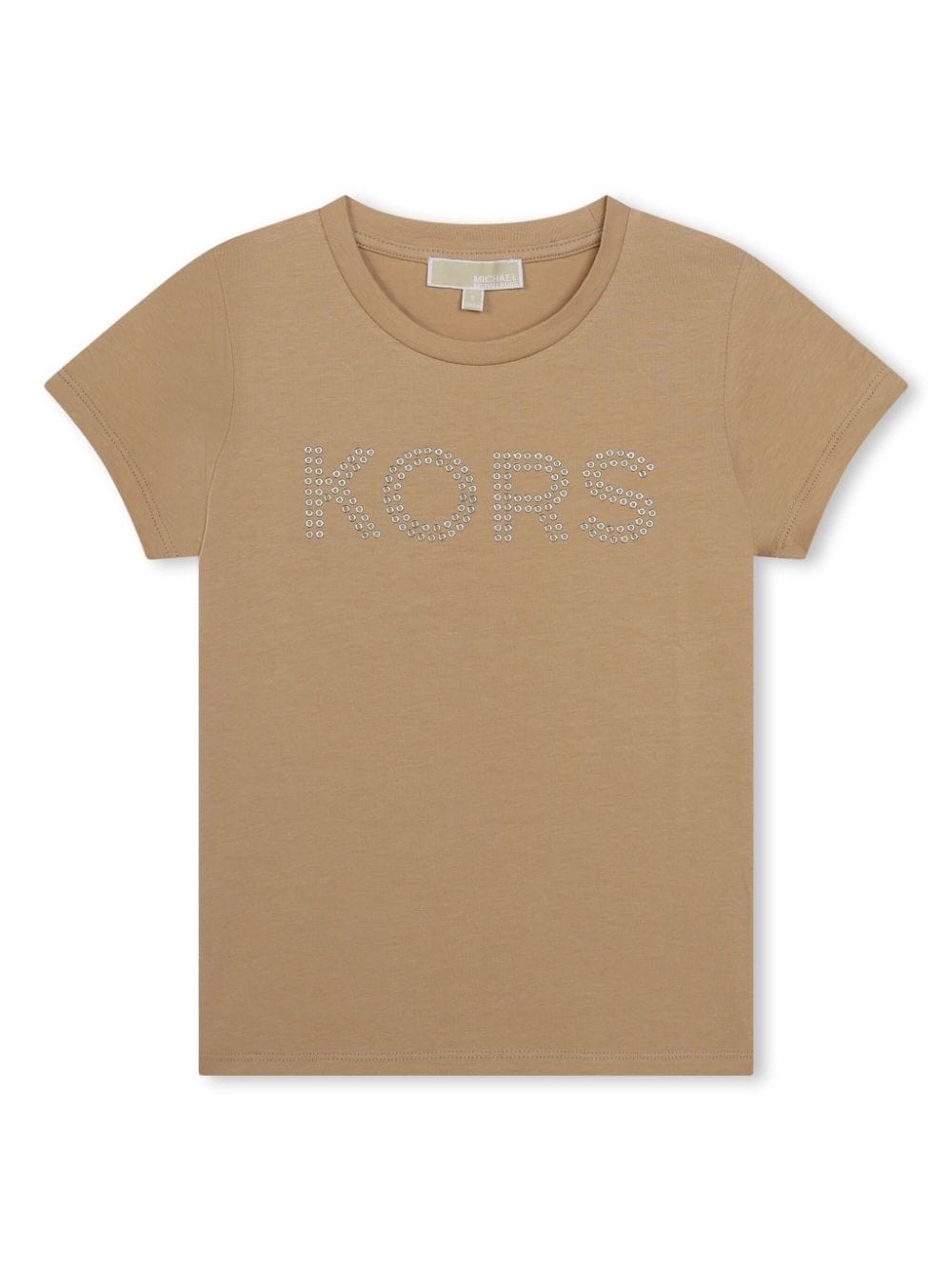 Michael Kors Kids logo-appliqué jersey T-shirt - Neutrals von Michael Kors Kids