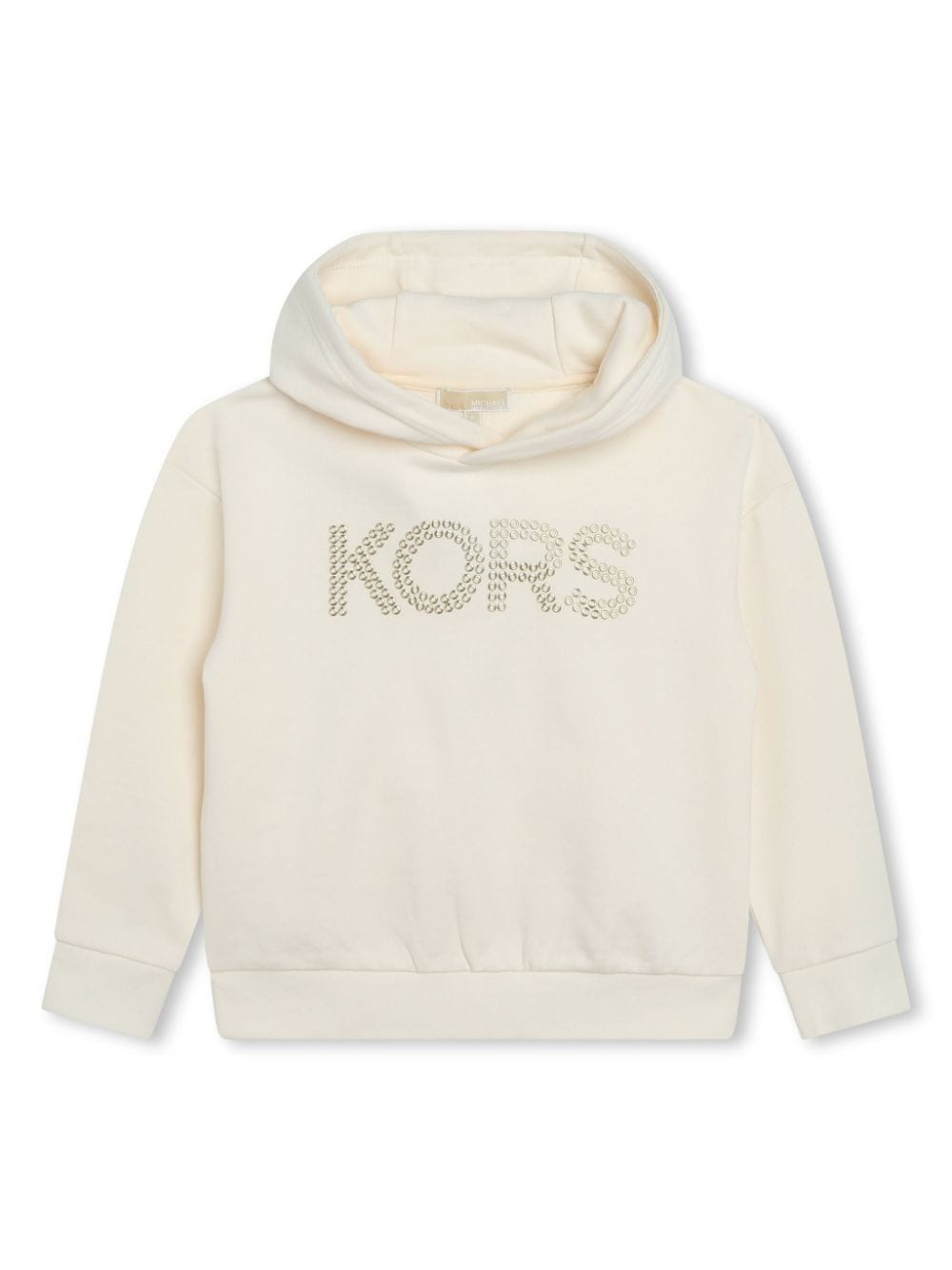 Michael Kors Kids logo-appliqué jersey hoodie - Neutrals von Michael Kors Kids