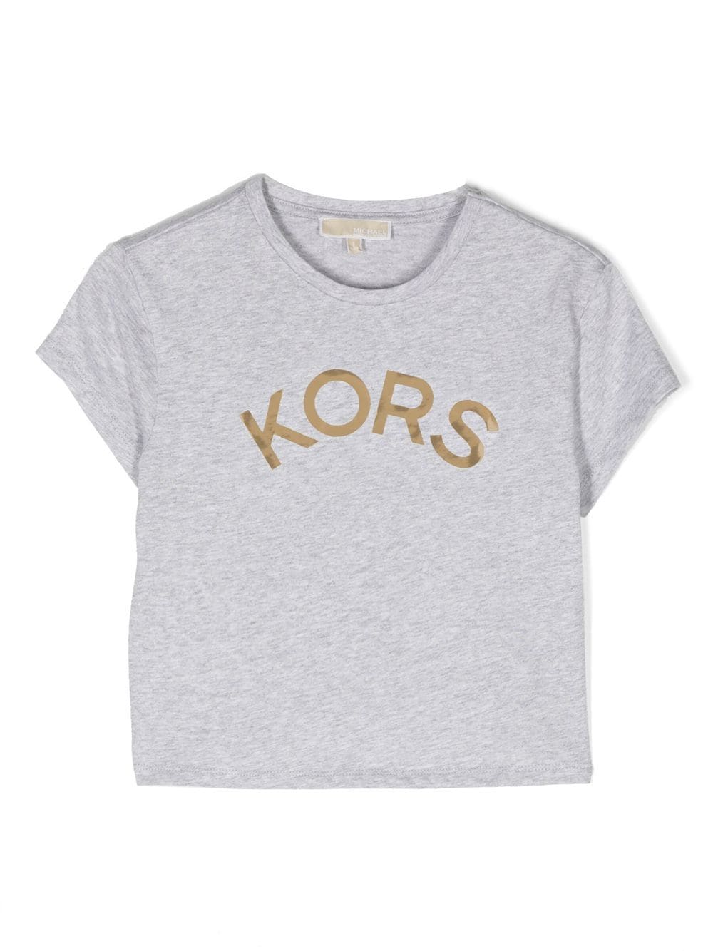 Michael Kors Kids logo-print cotton T-Shirt - Grey von Michael Kors Kids