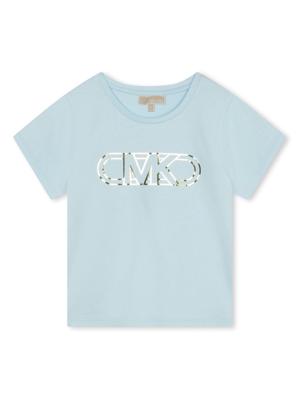 Michael Kors Kids logo-print cotton T-shirt - Blue von Michael Kors Kids