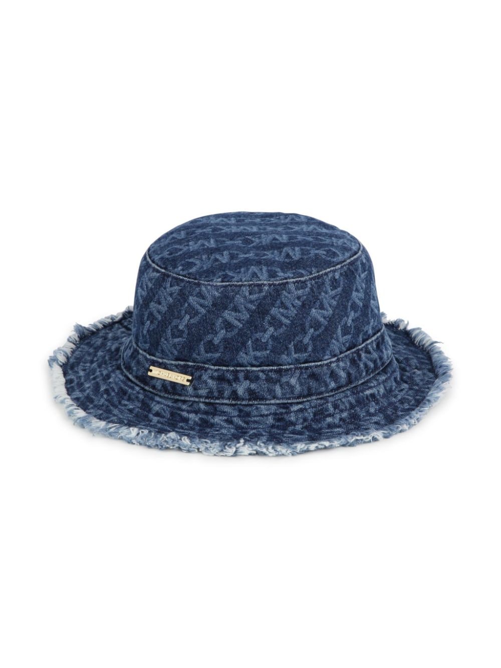 Michael Kors Kids logo-print denim sun hat - Blue von Michael Kors Kids