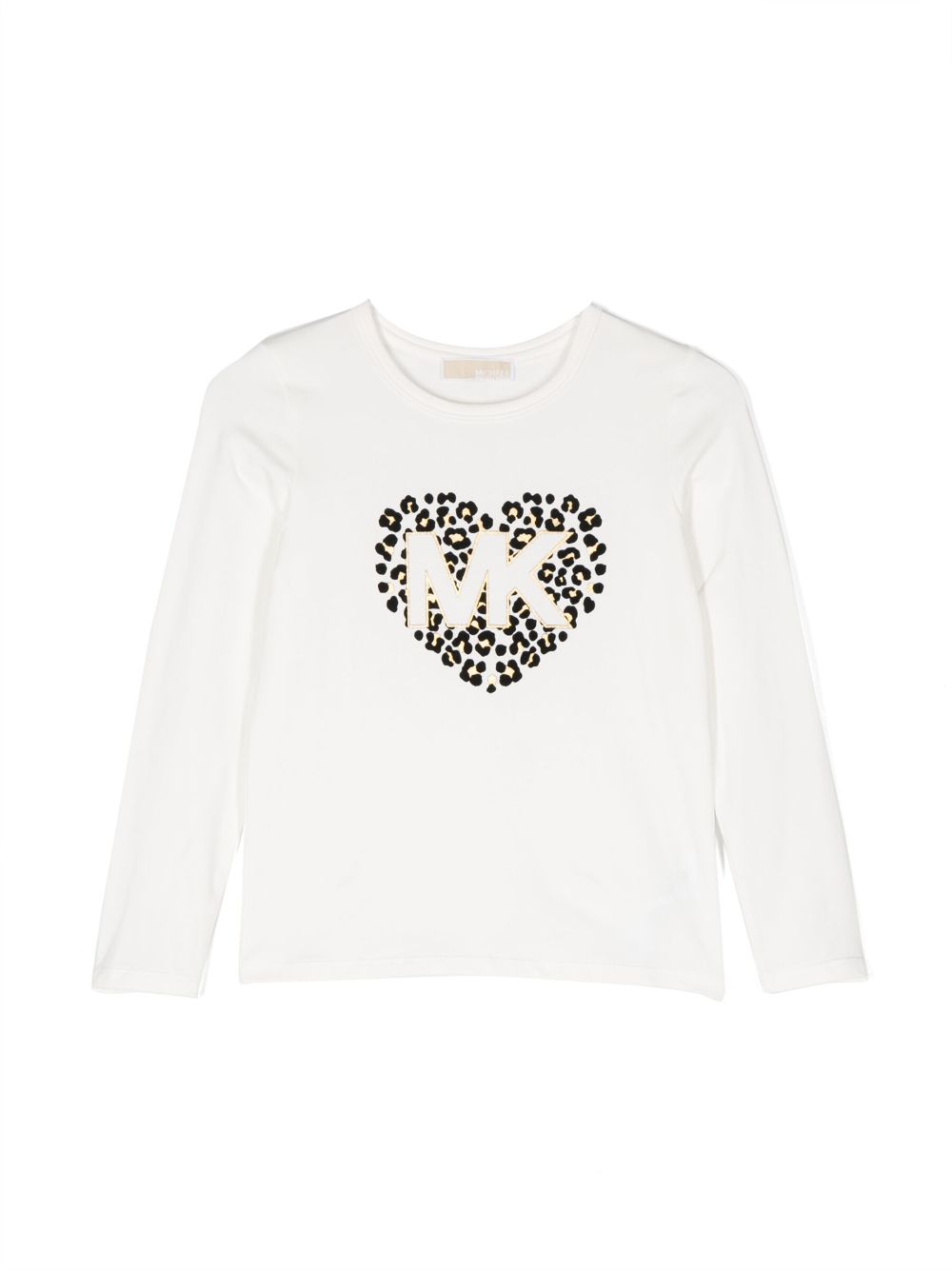 Michael Kors Kids logo-print long-sleeved T-shirt - White von Michael Kors Kids