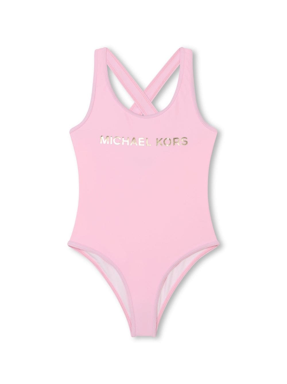Michael Kors Kids logo-print swimsuit - Pink von Michael Kors Kids