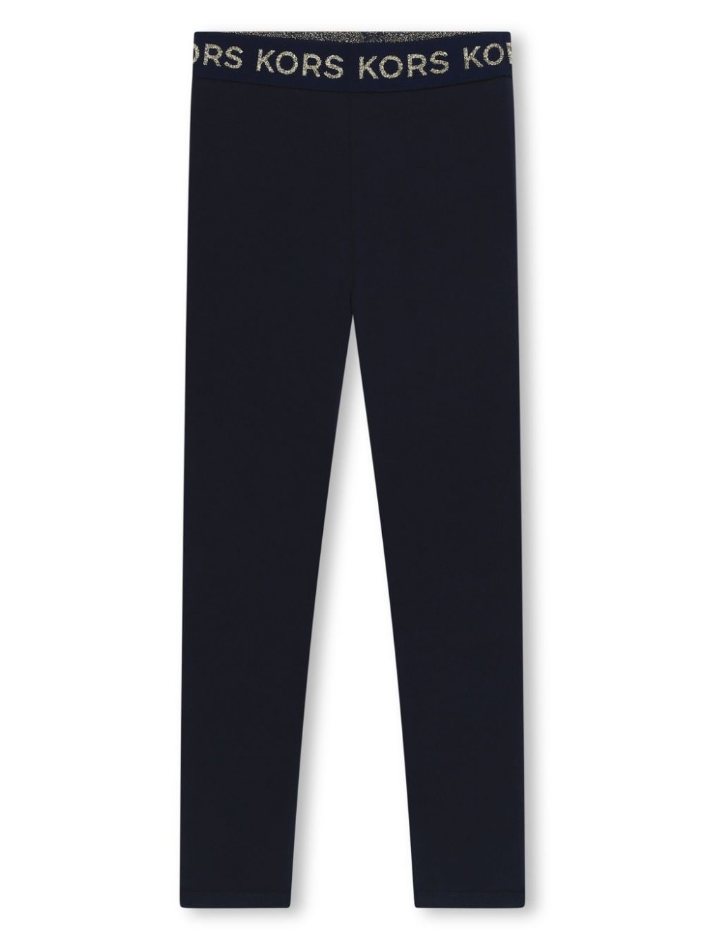 Michael Kors Kids logo-waistband skinny leggings - Blue von Michael Kors Kids