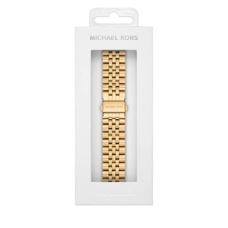 Austauschbares Smartwatch-Armband Michael Kors MKS8055E Goldfarben von Michael Kors