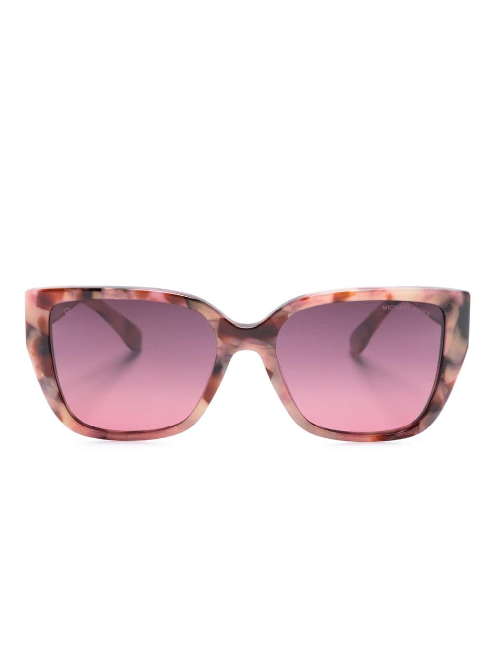 Michael Kors Acadia square-frame sunglasses - Pink von Michael Kors