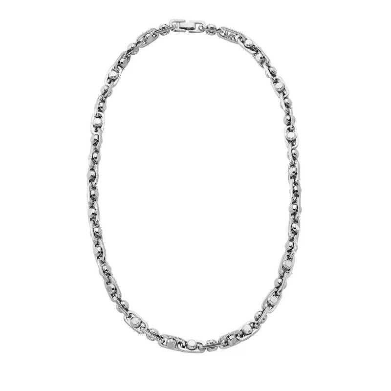 Michael Kors Armbanduhr - Michael Kors Platinum Astor Link Chain Necklace - Gr. unisize - in Silber - für Damen von Michael Kors