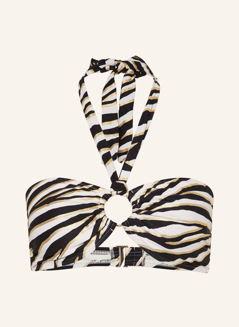Michael Kors Bandeau-Bikini-Top Shimmer Tiger beige von Michael Kors