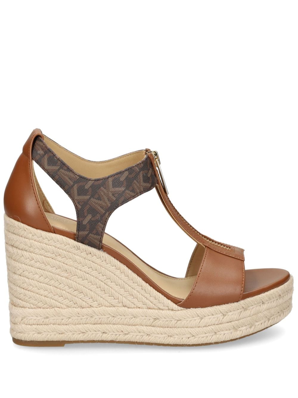 Michael Kors Berkley wedge sandals - Brown von Michael Kors