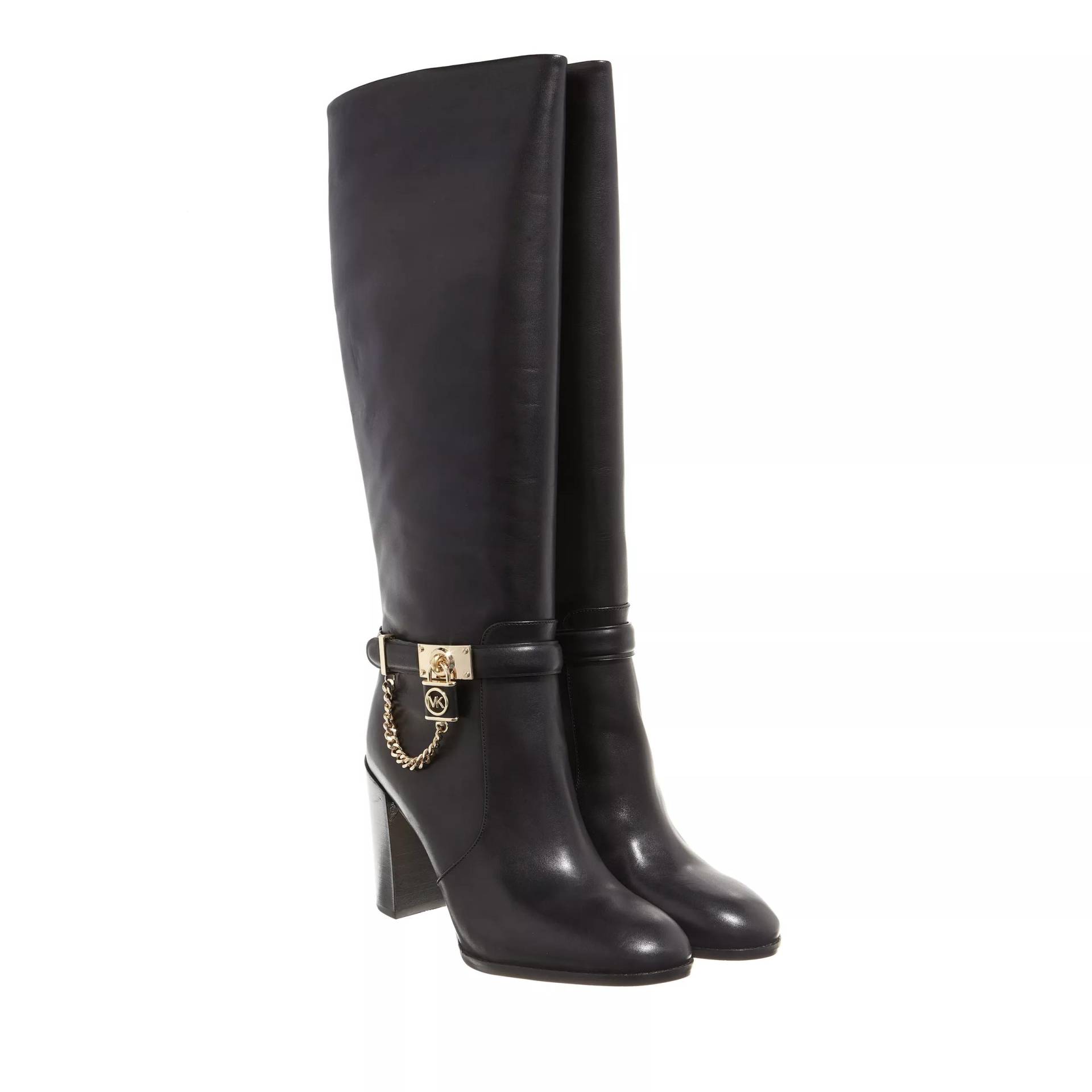 Michael Kors Boots & Stiefeletten - Hamilton Heeled Boot - Gr. 36 (EU) - in Schwarz - für Damen von Michael Kors