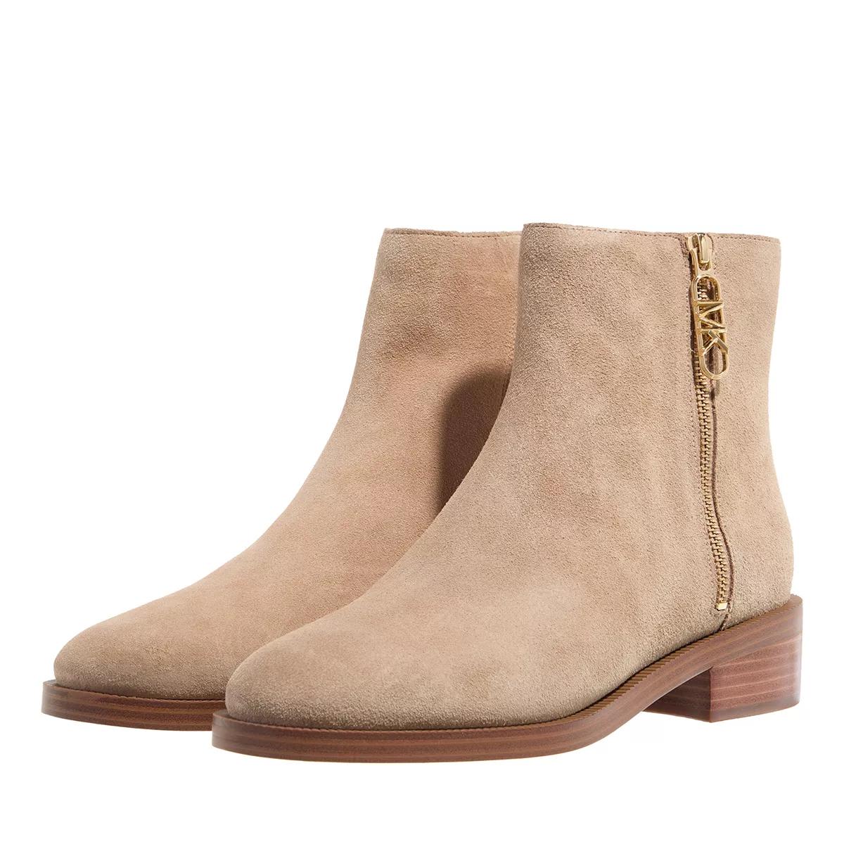 Michael Kors Boots & Stiefeletten - Regan Flat Bootie - Gr. 36 (EU) - in Beige - für Damen von Michael Kors