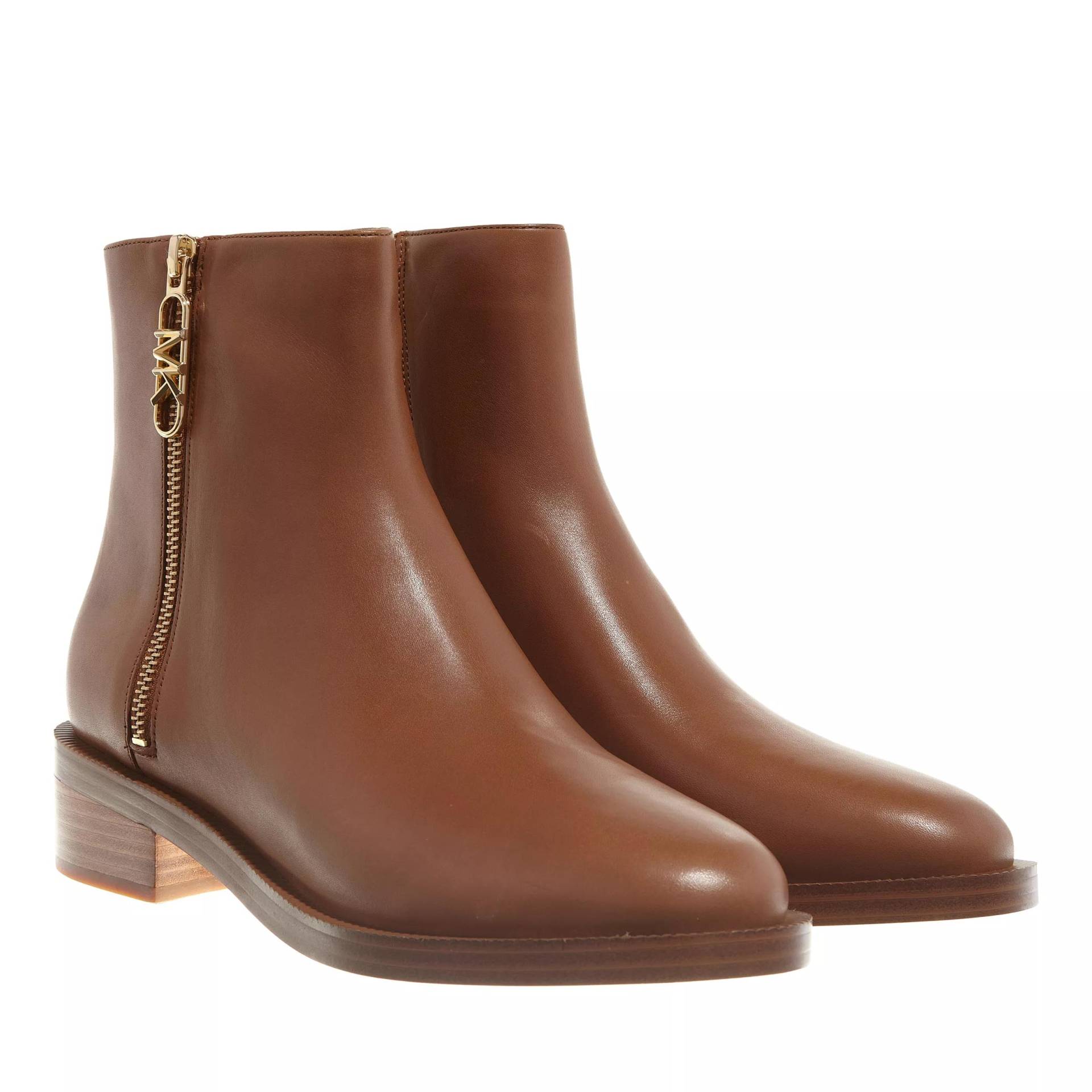 Michael Kors Boots & Stiefeletten - Regan Flat Bootie - Gr. 37 (EU) - in Braun - für Damen von Michael Kors