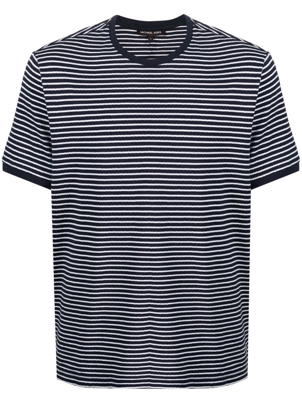 Michael Kors Feeder striped T-Shirt - Blue von Michael Kors