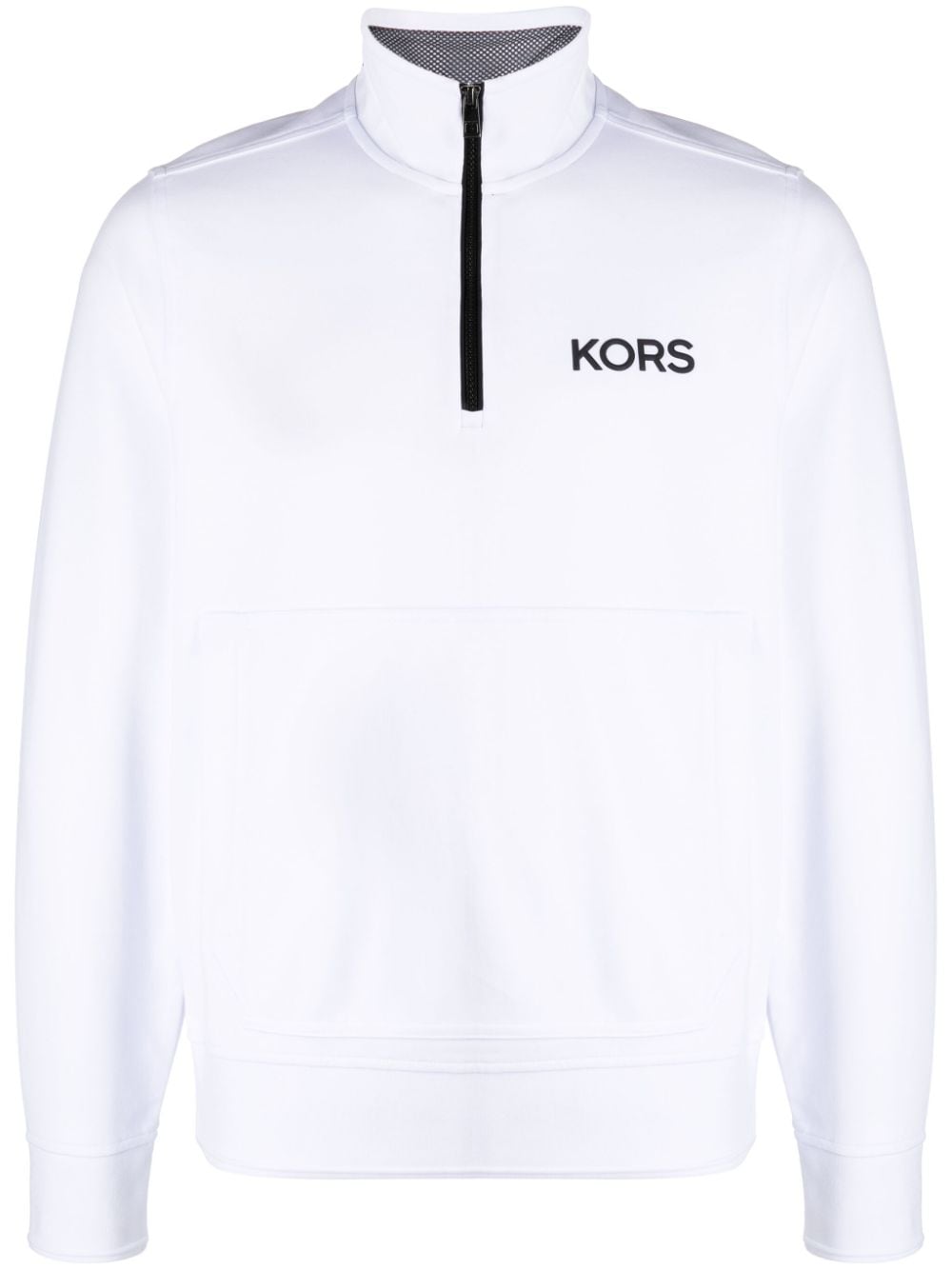 Michael Kors Gold Performance zipped sweatshirt - White von Michael Kors