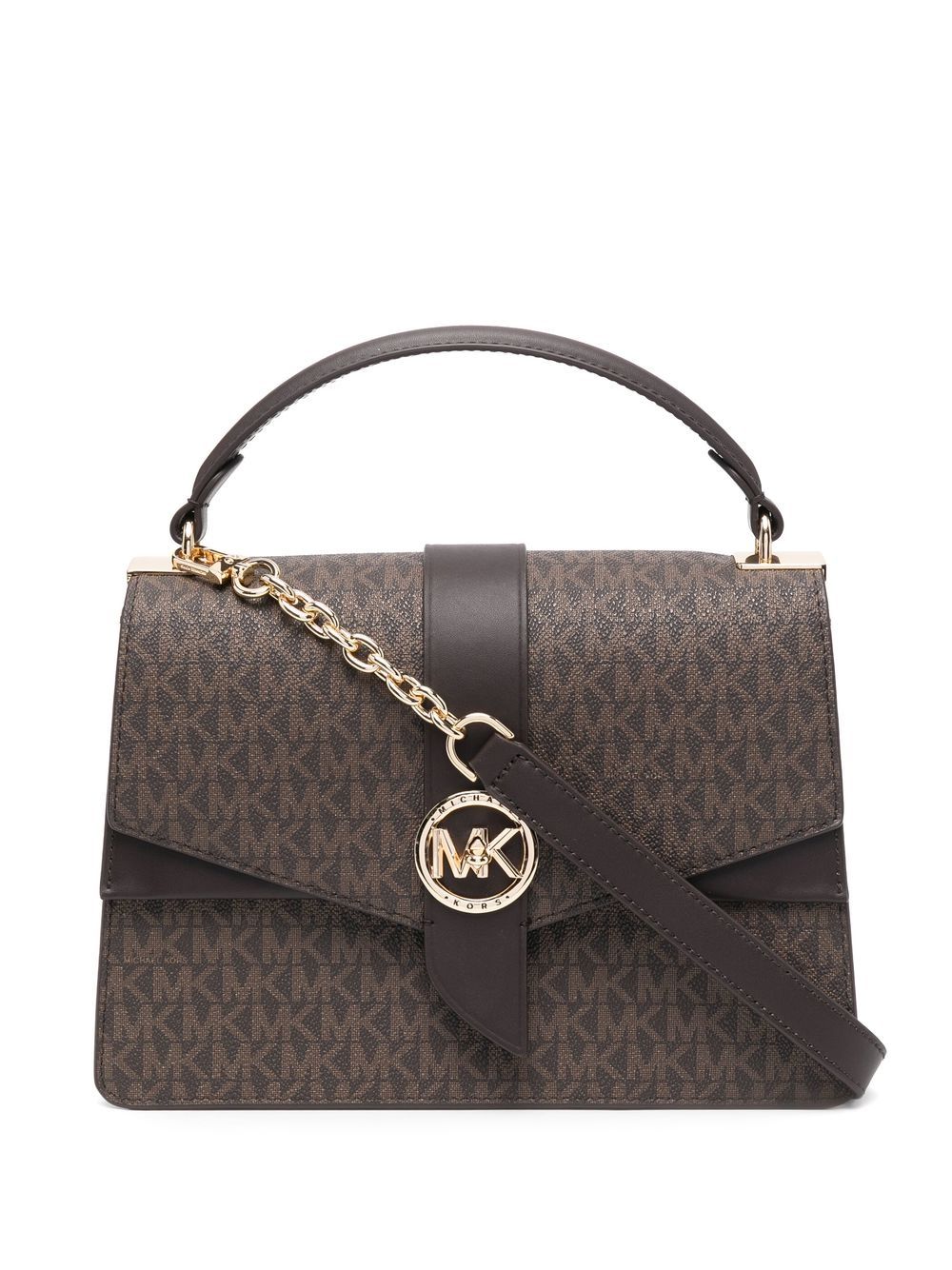 Michael Kors Greenwich logo-plaque tote bag - Brown von Michael Kors