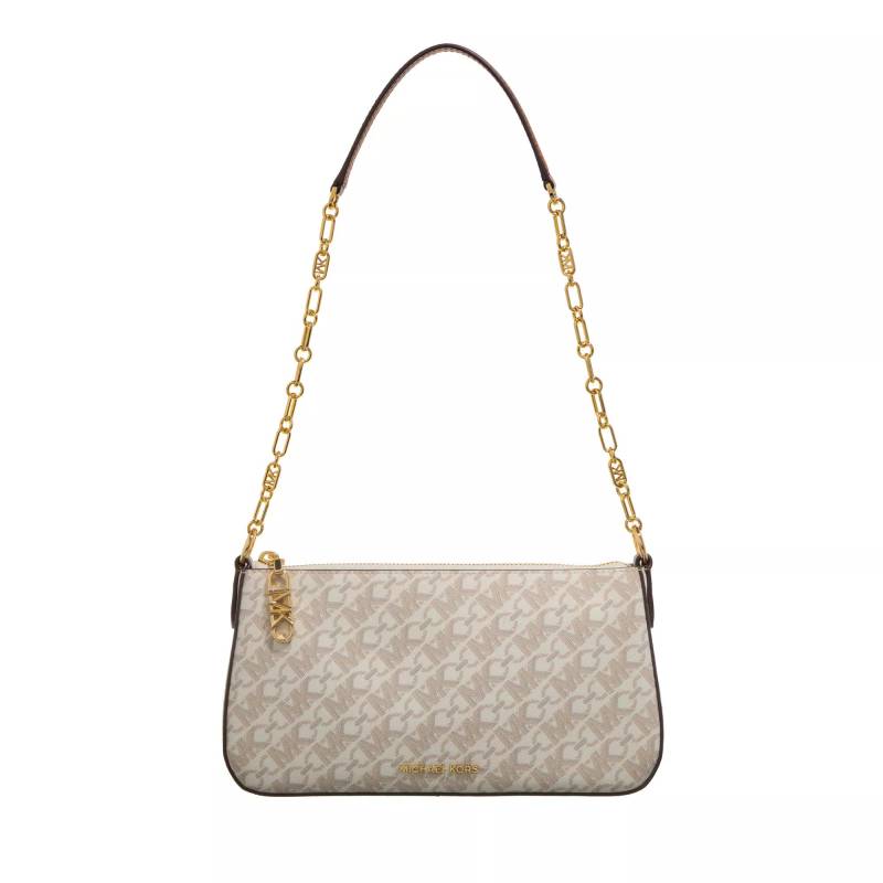 Michael Kors Handtasche - Md Chain Pouchette - Gr. unisize - in Beige - für Damen von Michael Kors