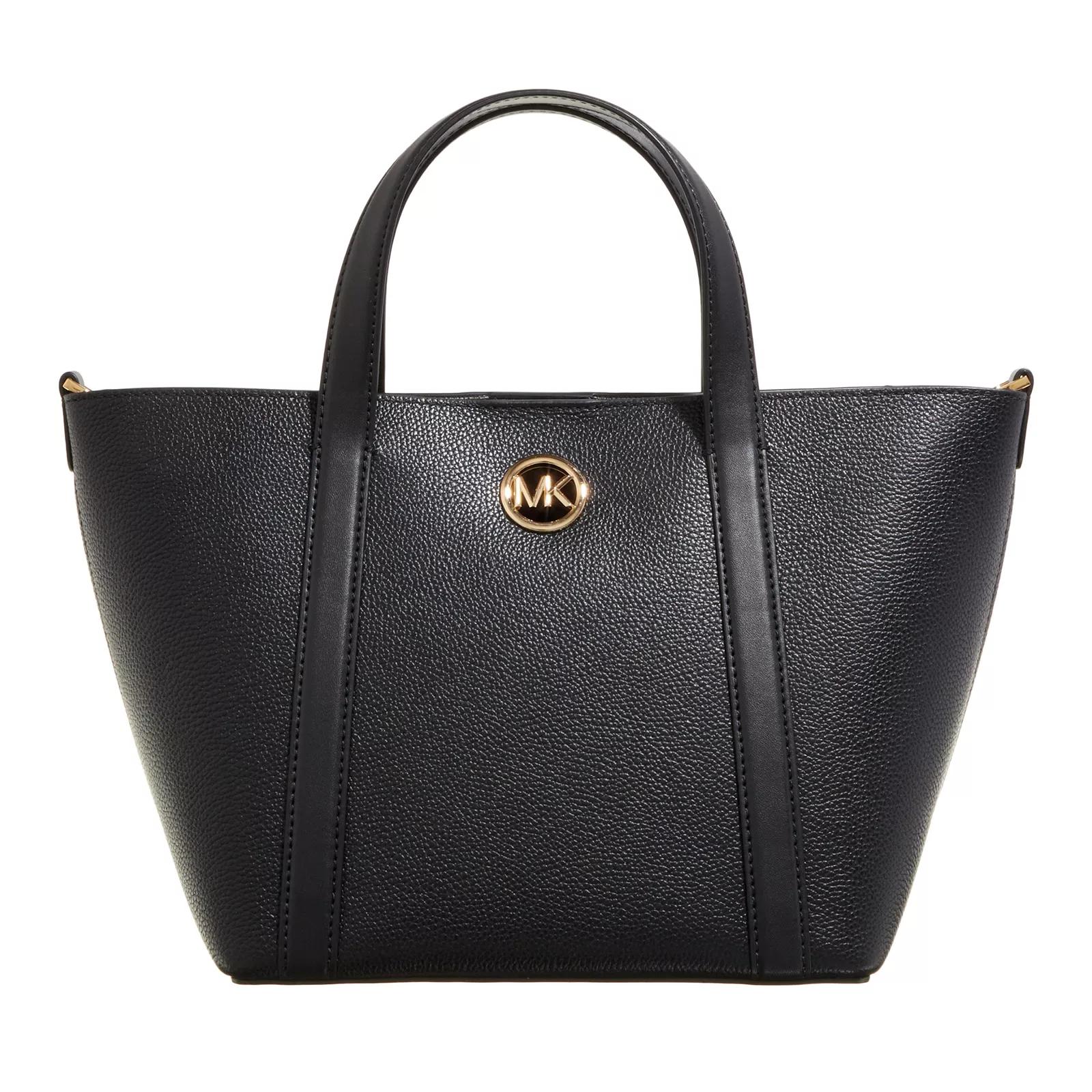 Michael Kors Henkeltasche - Hadleigh Medium Double Handle Tote Messenger - Gr. unisize - in Schwarz - für Damen von Michael Kors