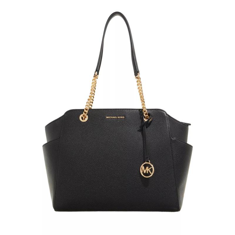 Michael Kors Henkeltasche - Jacquelyn Medium Chain Tote - Gr. unisize - in Schwarz - für Damen von Michael Kors