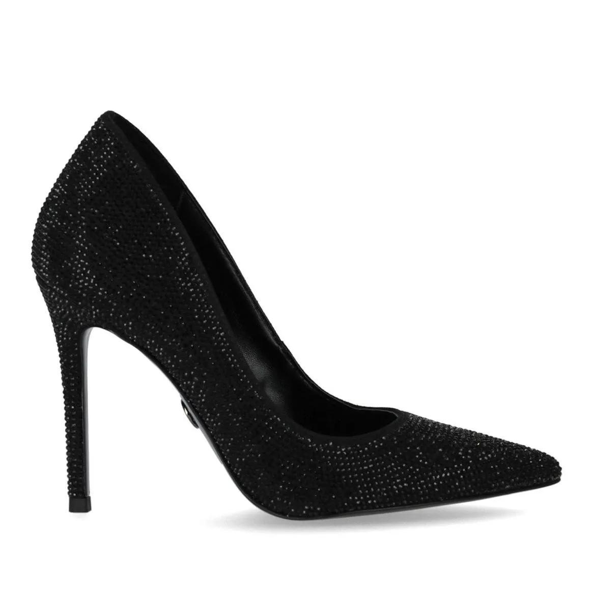 Michael Kors Hohe Schuhe - MICHAEL KORS KEKE STRASS SCHWARZE PUMPS - Gr. 39 (EU) - in Schwarz - für Damen von Michael Kors